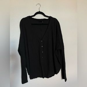 Button Up Flowy Long Sleeve